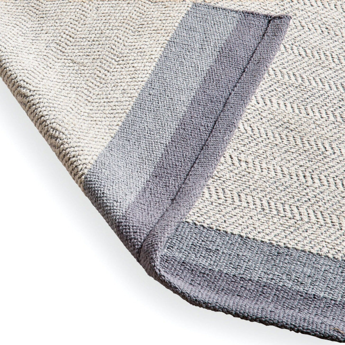 Outlet - Elston Cotton Rug - Mist Grey - 120cm X 170cm