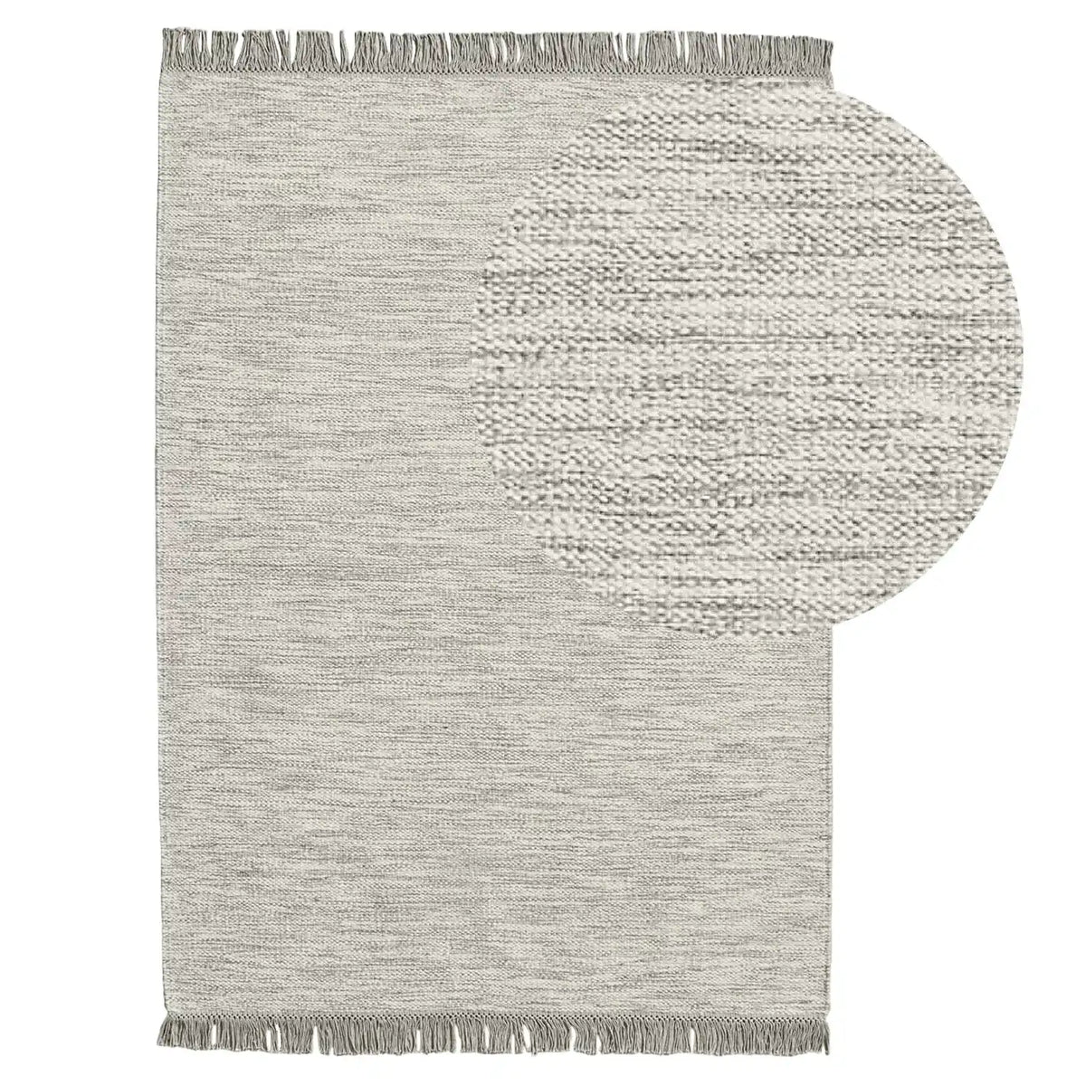 Hanbury Wool/Cotton Rug - Clay & Natural - 160 x 230cm
