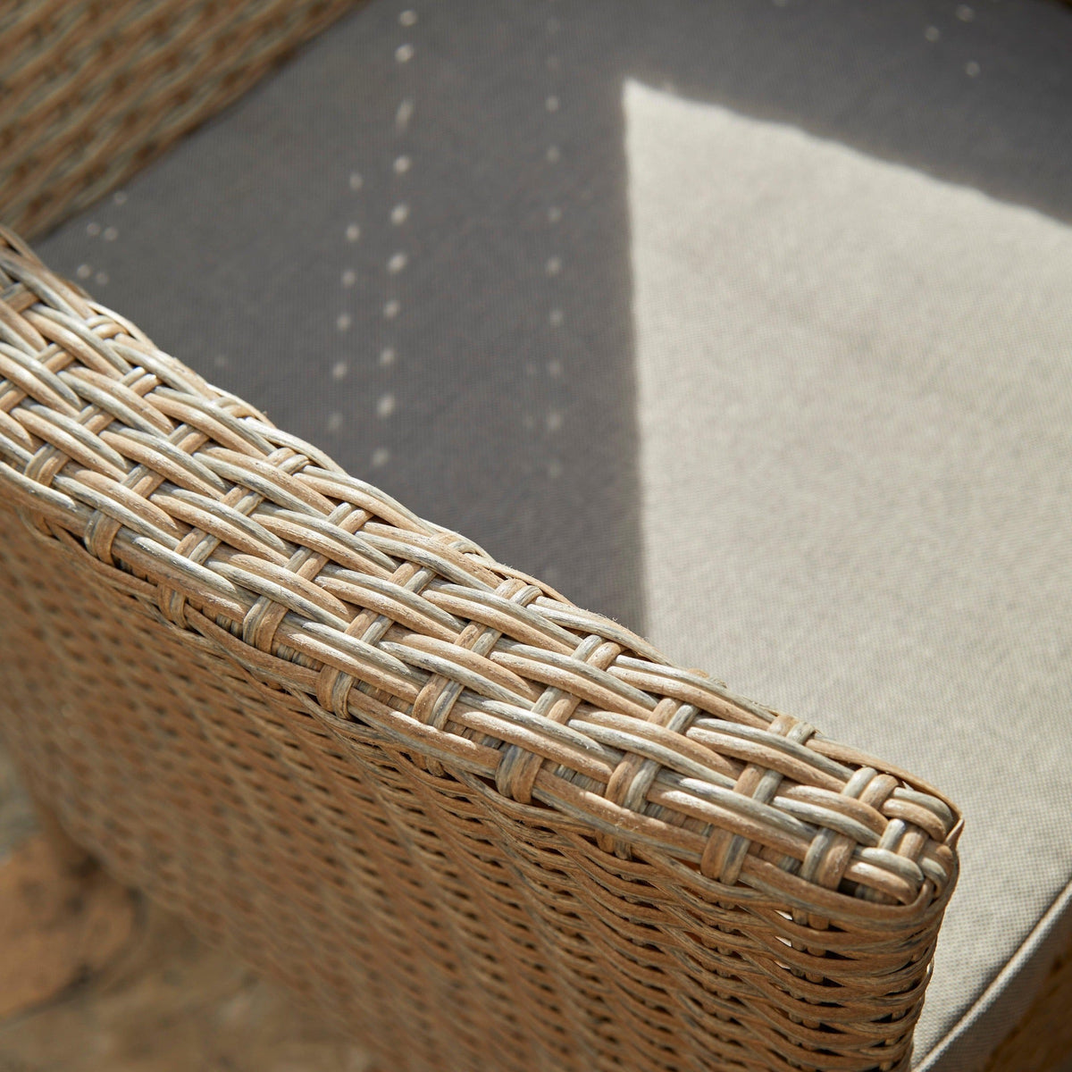 Kemble/Marston Outdoor Stackable Chair - Natural Brown - Set of 2