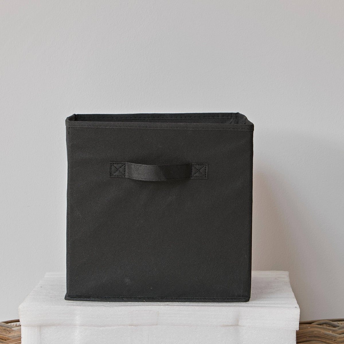 Cara Wooden 4 Cube Storage Unit - Black Baskets