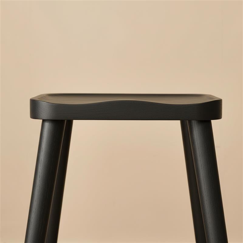 Silvester Black Bar Stool