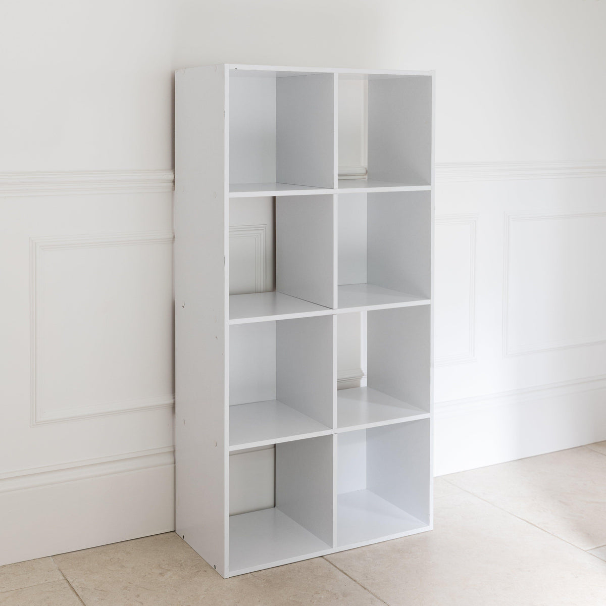 OUTLET - Cara 8 Cube Storage Unit in Chalk White