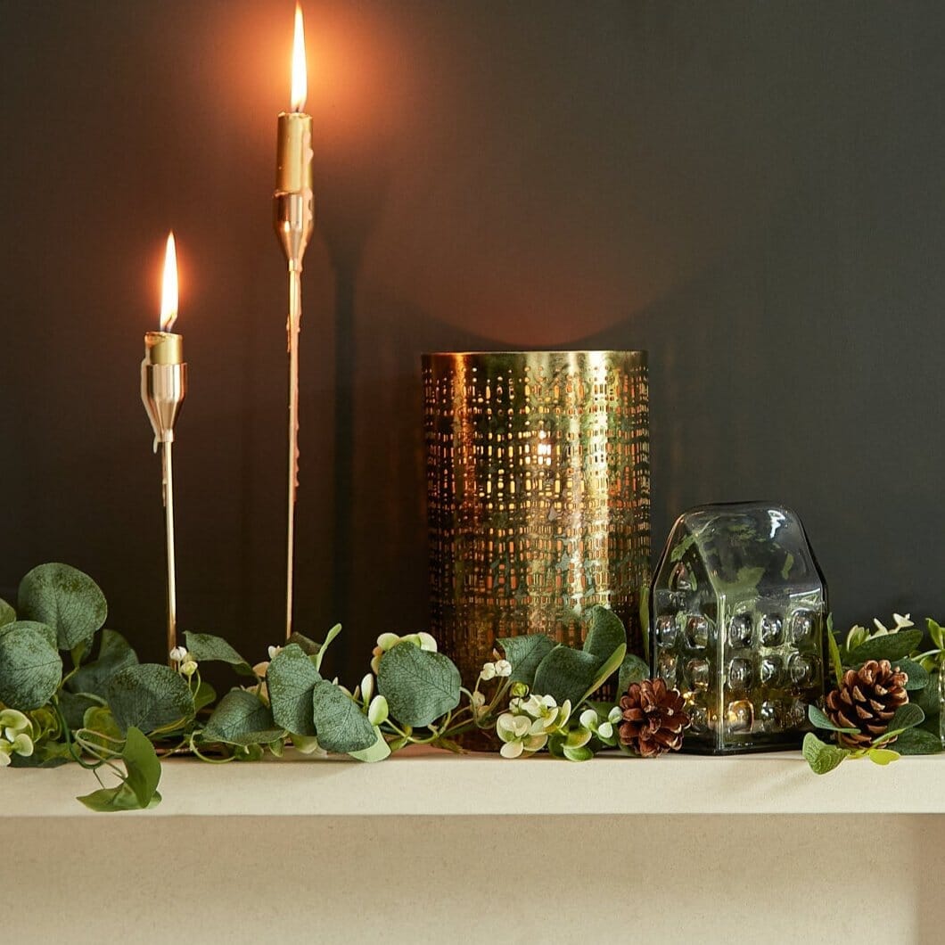 Herriard 14.5cm Metal Lantern - Gold