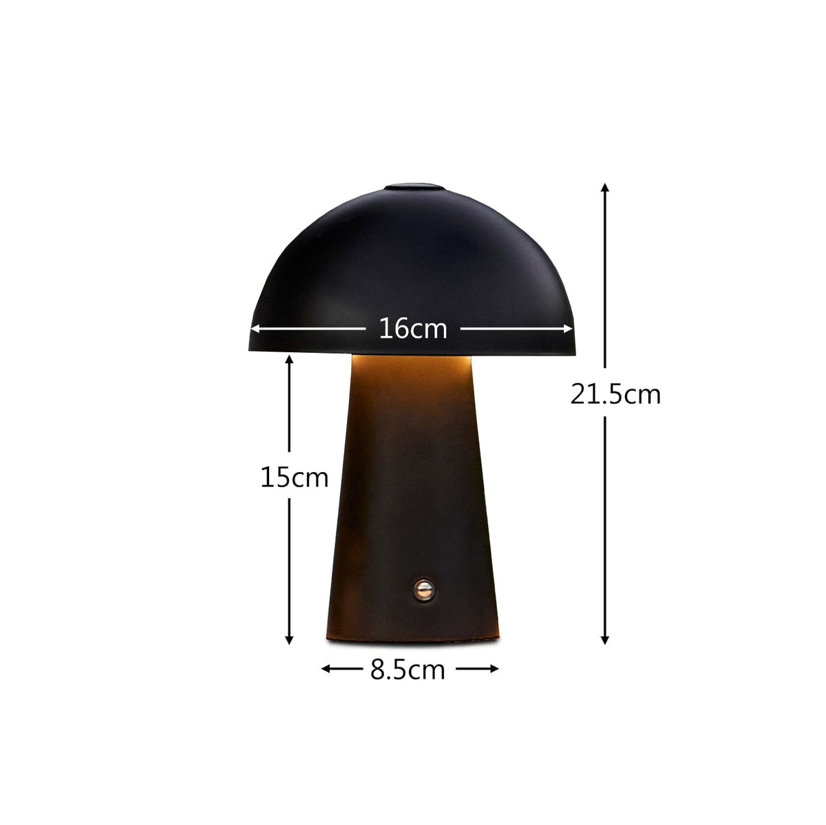 Brockhill Rechargeable Lamp - Black
