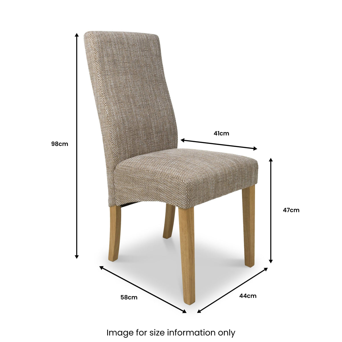 Cariad Tweed Dining Chair