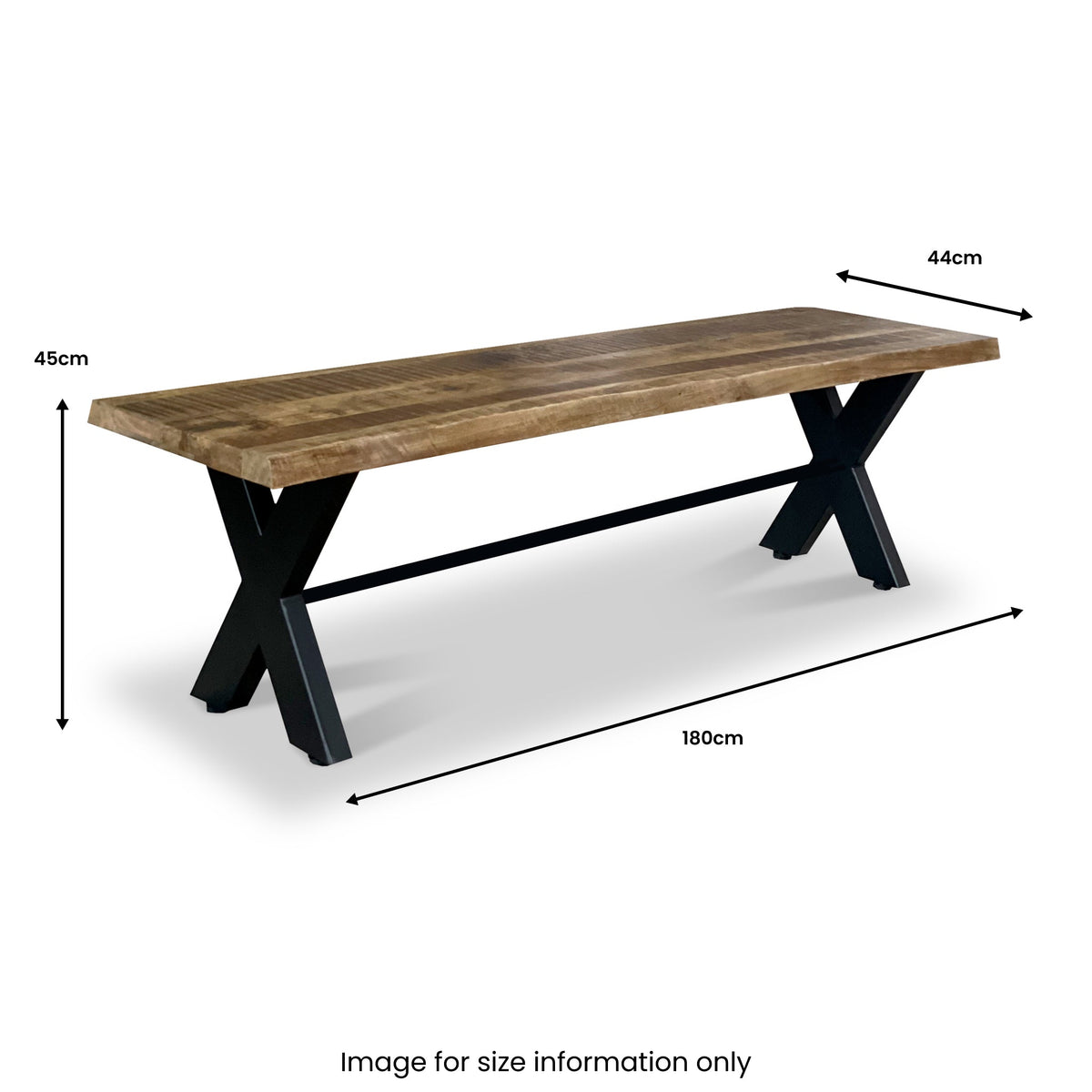 Carrow 180cm Mango Wood Dining Bench