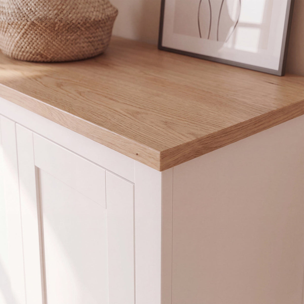 OUTLET - Bampton Double Wardrobe - Alabaster White
