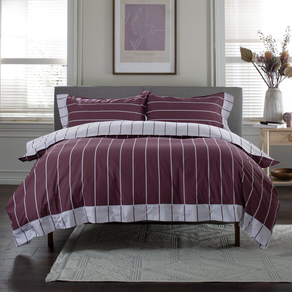 Pin Stripe Duvet Set