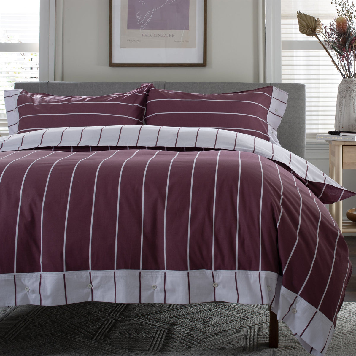 Pin Stripe Duvet Set
