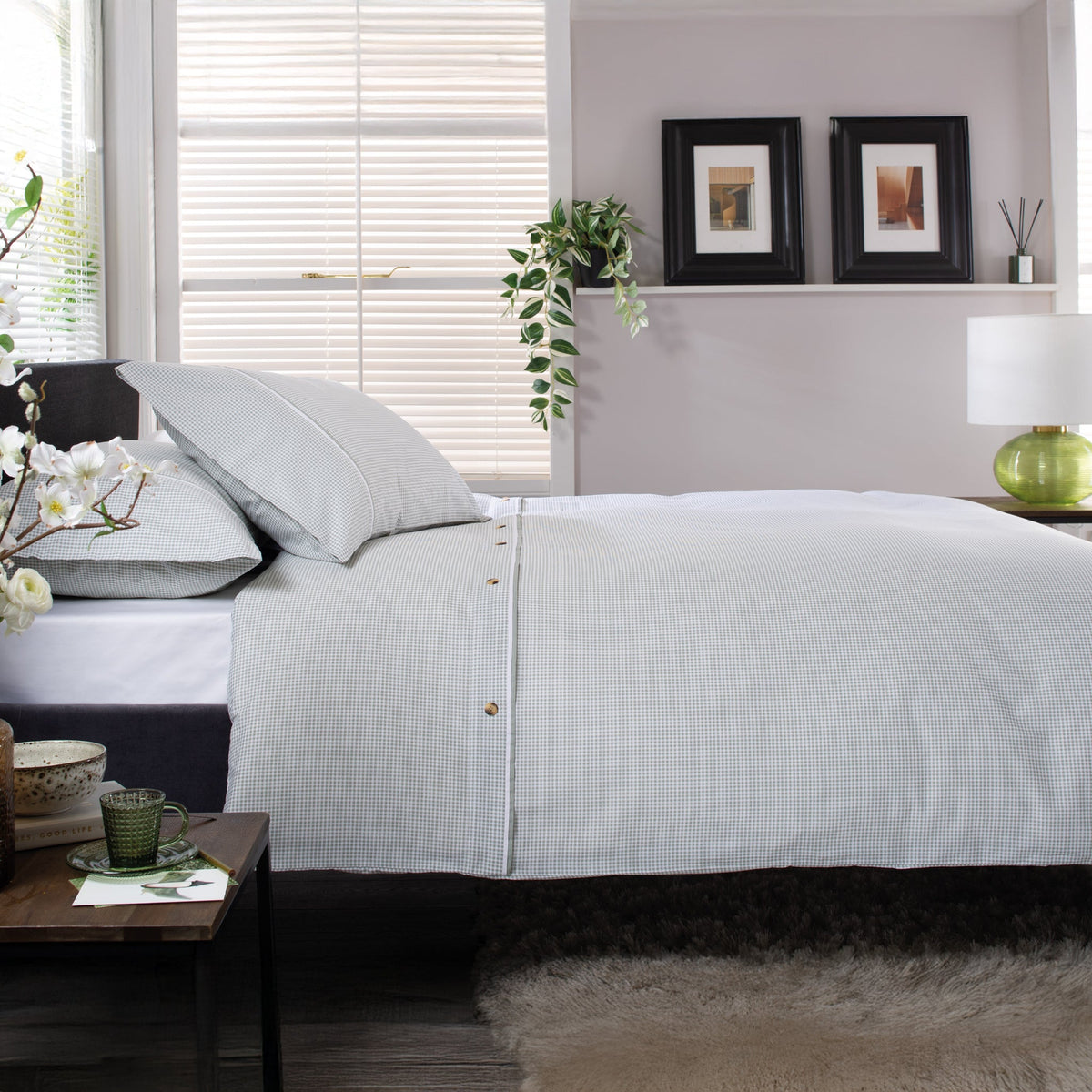 Gingham Duvet Set