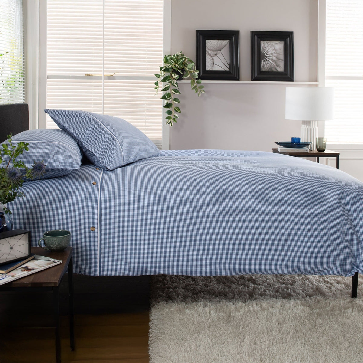 Gingham Duvet Set