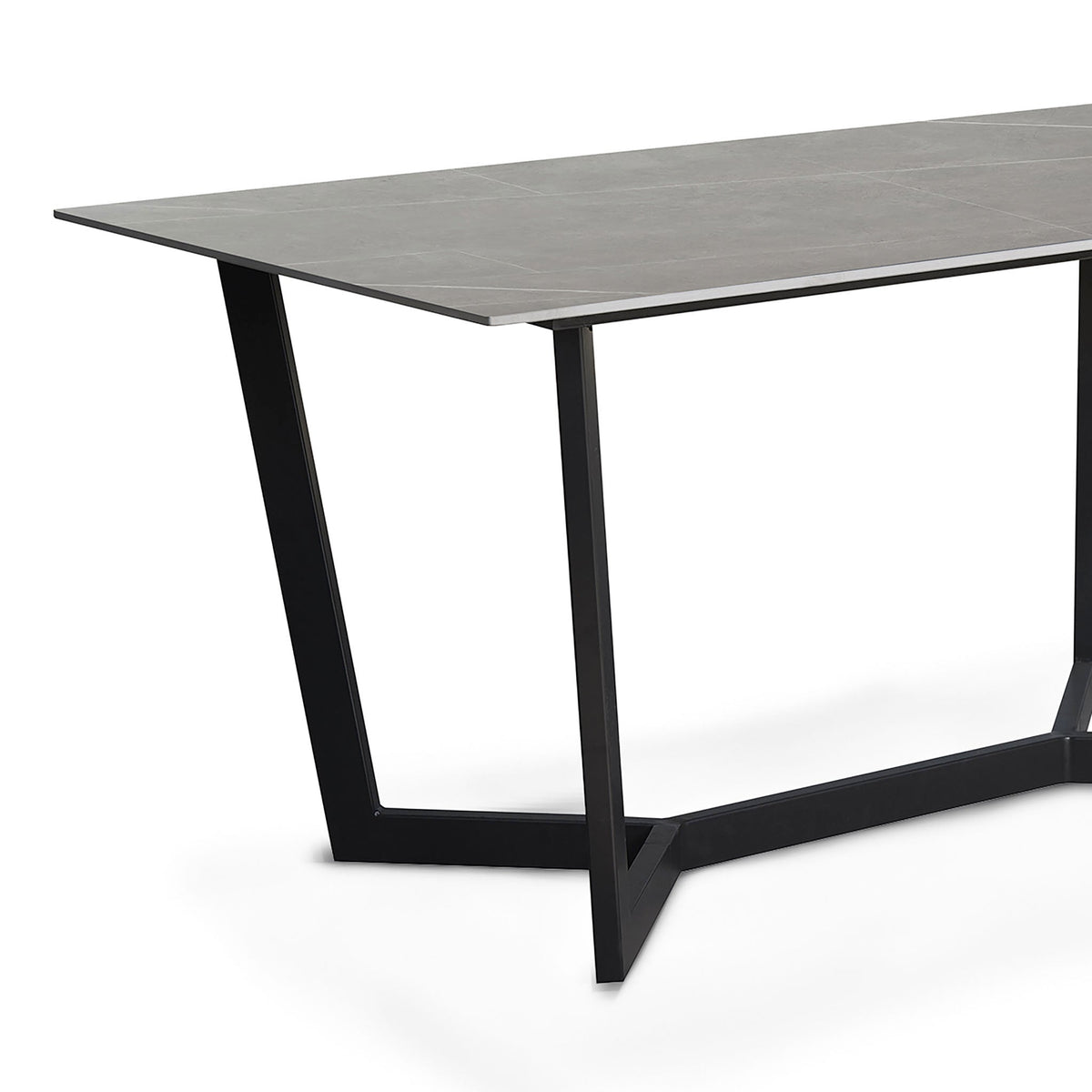 Harley Grey 160cm Ceramic Dining Table