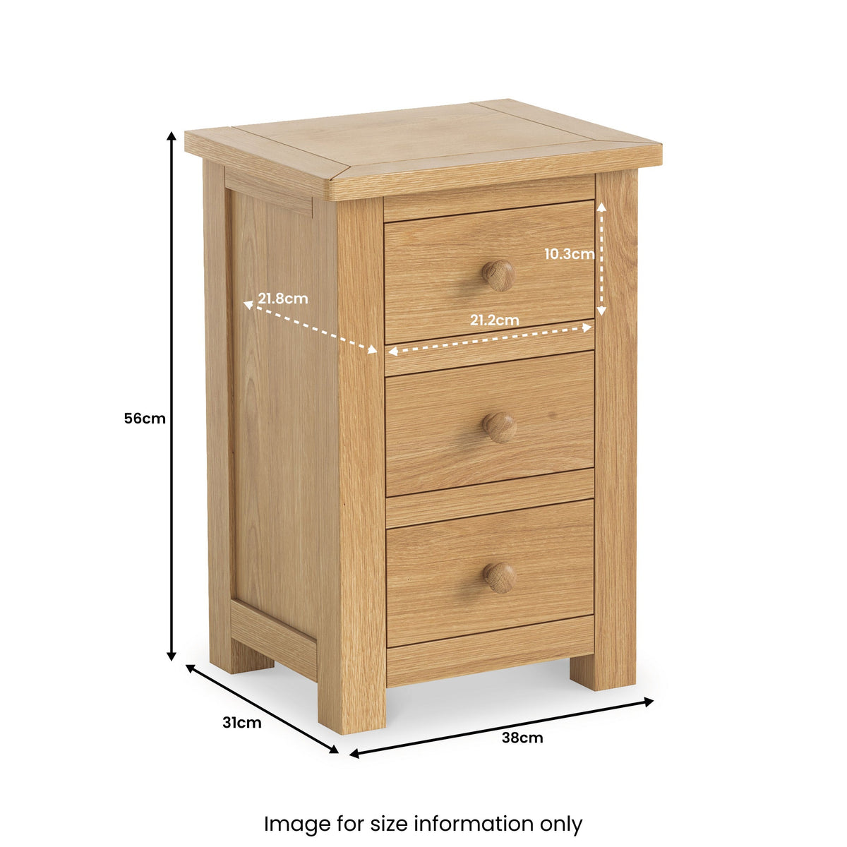 Duchy Oak Bedside Table