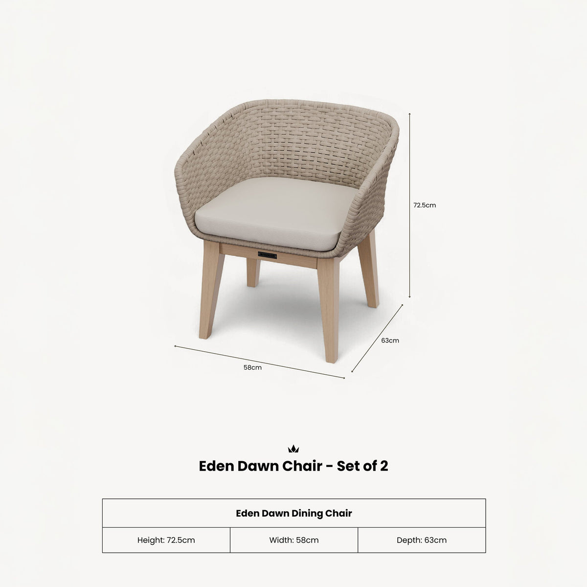 Eden Outdoor Dining Chair