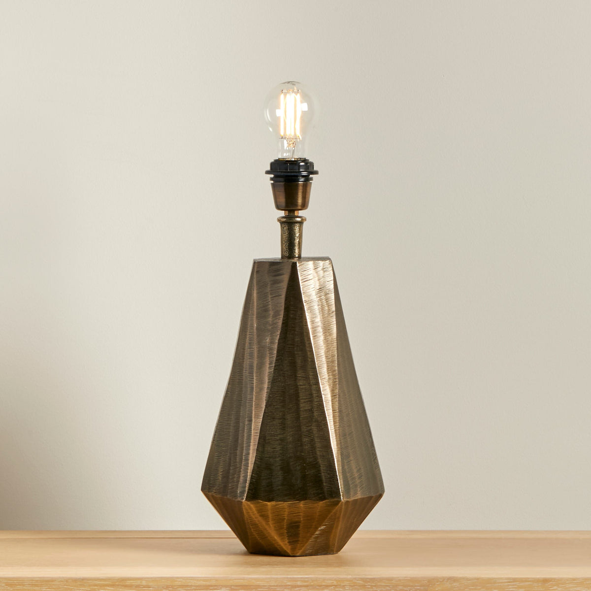 Elcombe 36cm Metal Lamp Base - Bronze