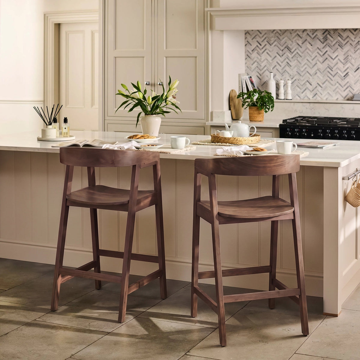 Ella Bar Stool - Coffee Brown