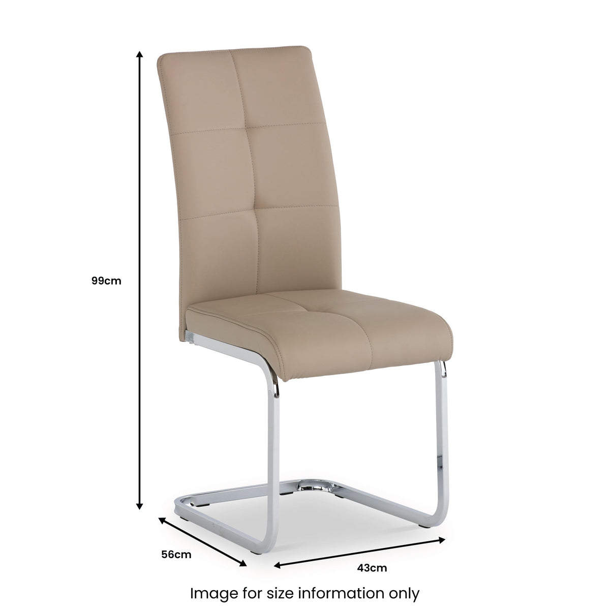 Flo Faux Leather Dining Chair