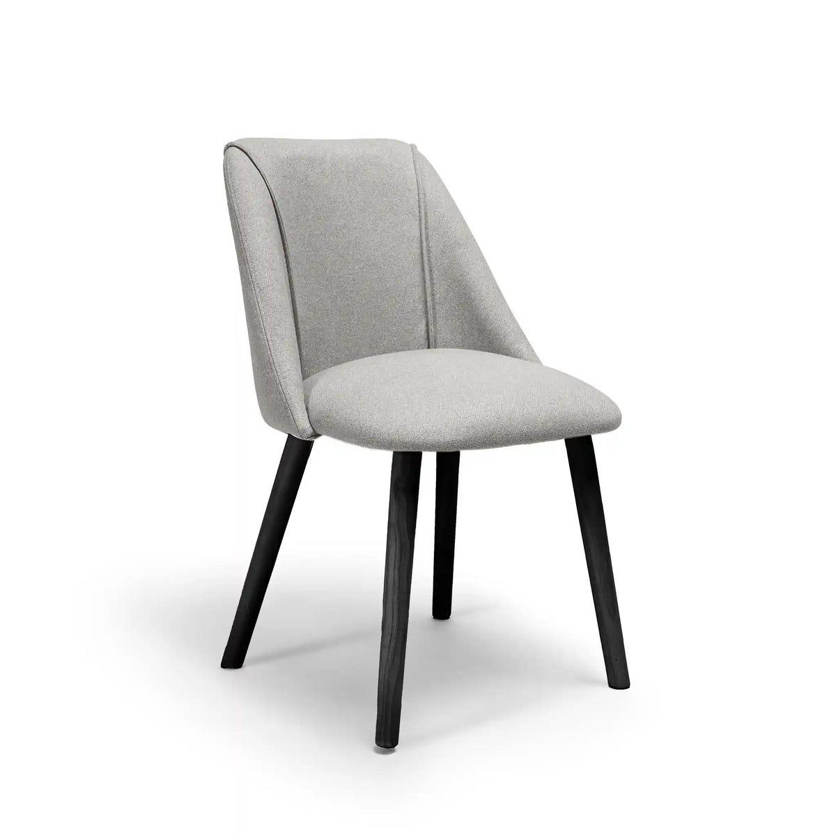 OUTLET - Freya Fossil Dining Chairs - Set of 2 - Black Oak Legs
