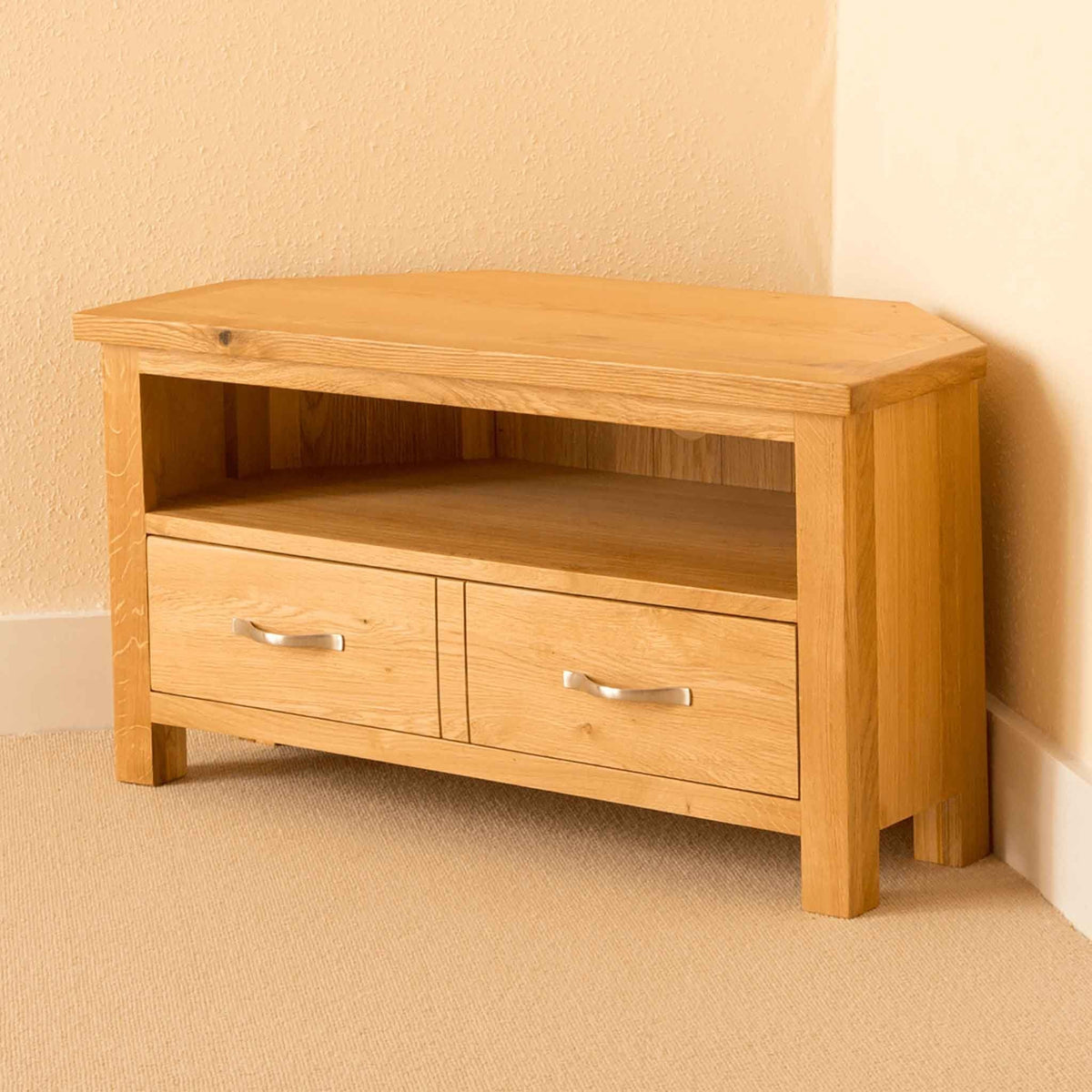 Newlyn Oak Corner TV Stand