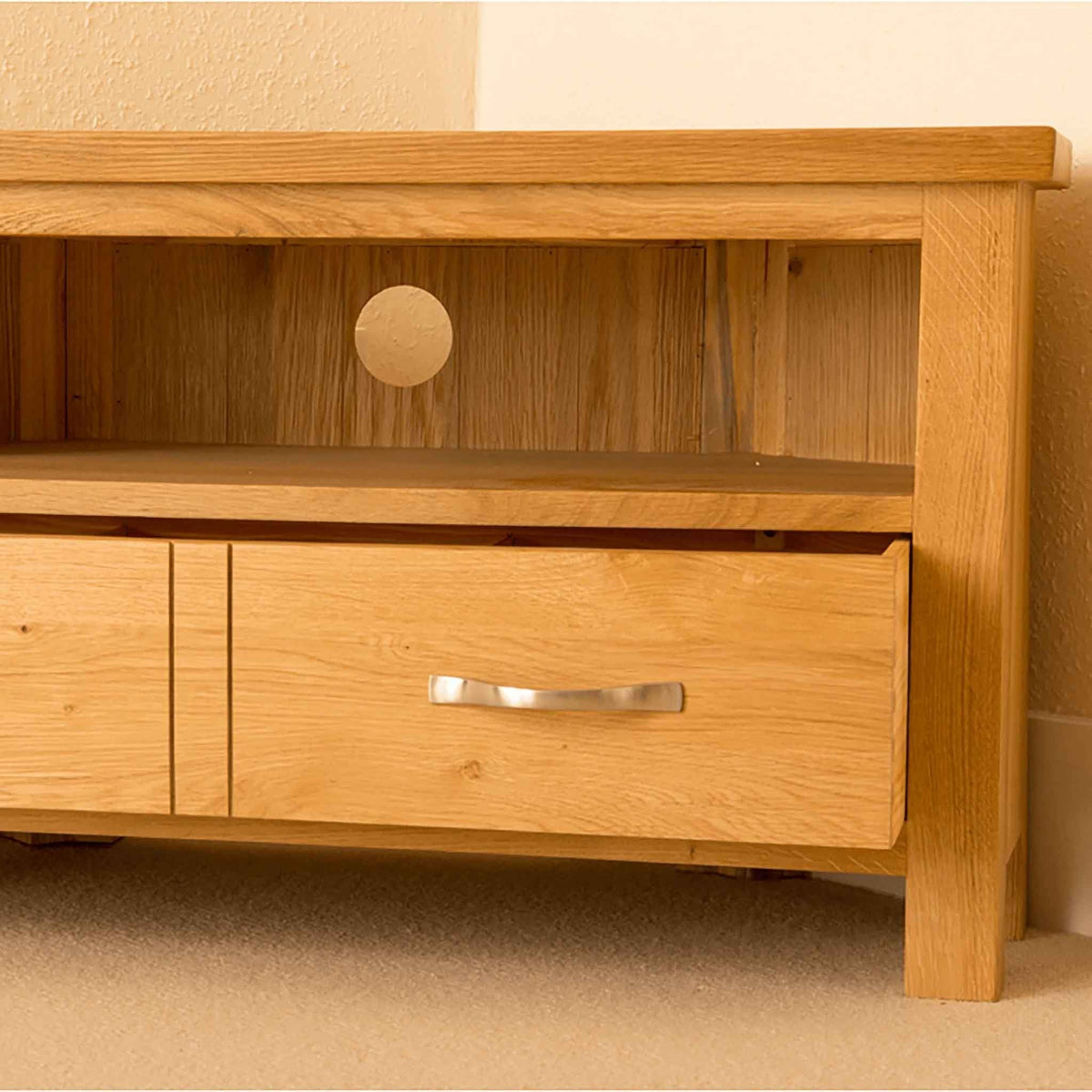 Newlyn Oak Corner TV Stand