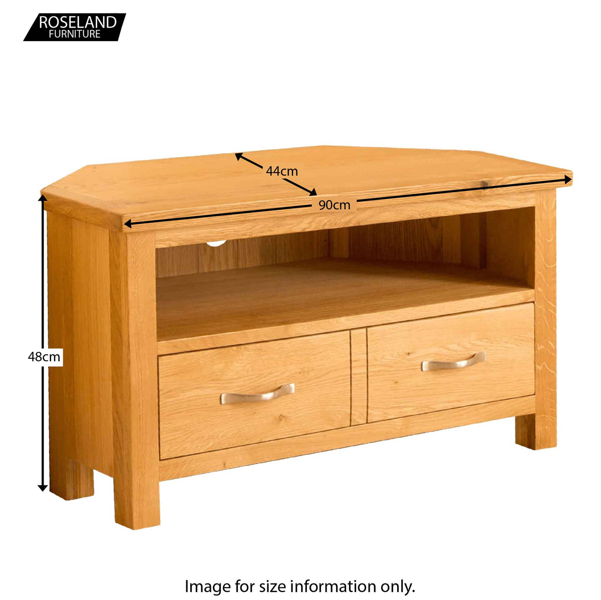 Newlyn Oak Corner TV Stand