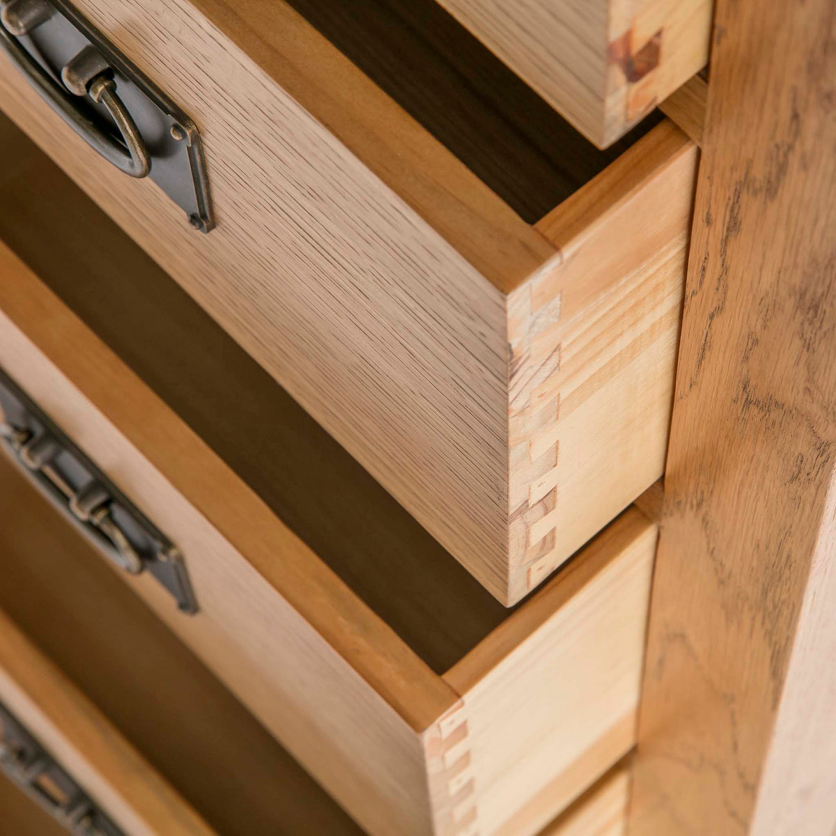Surrey Oak XL Tallboy Chest