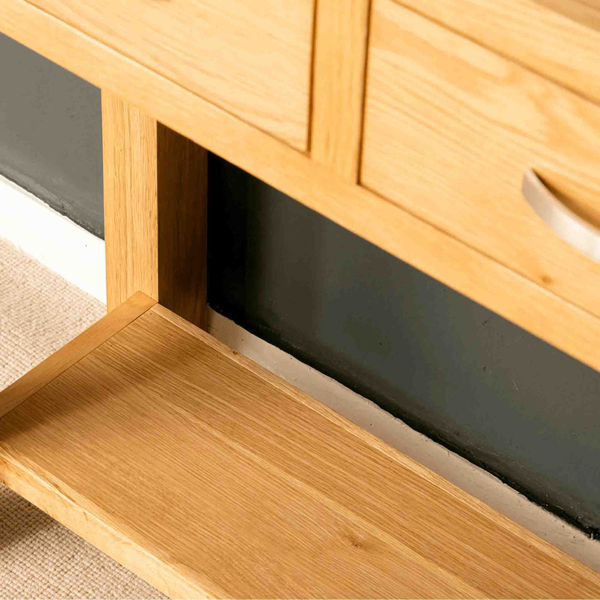 London Oak Console Table
