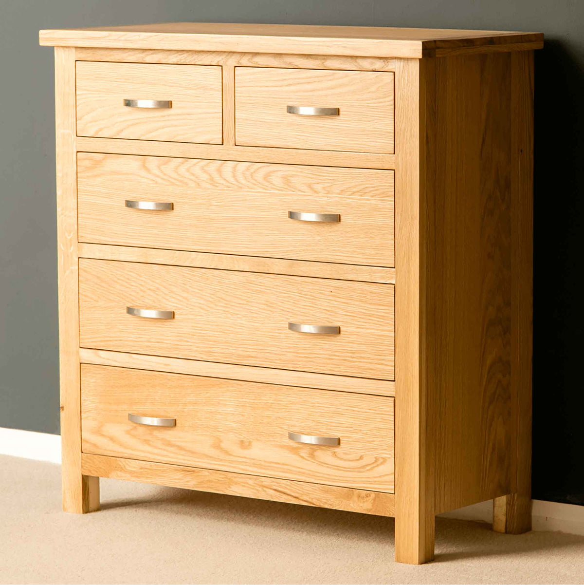 London Oak 2 over 3 Chest