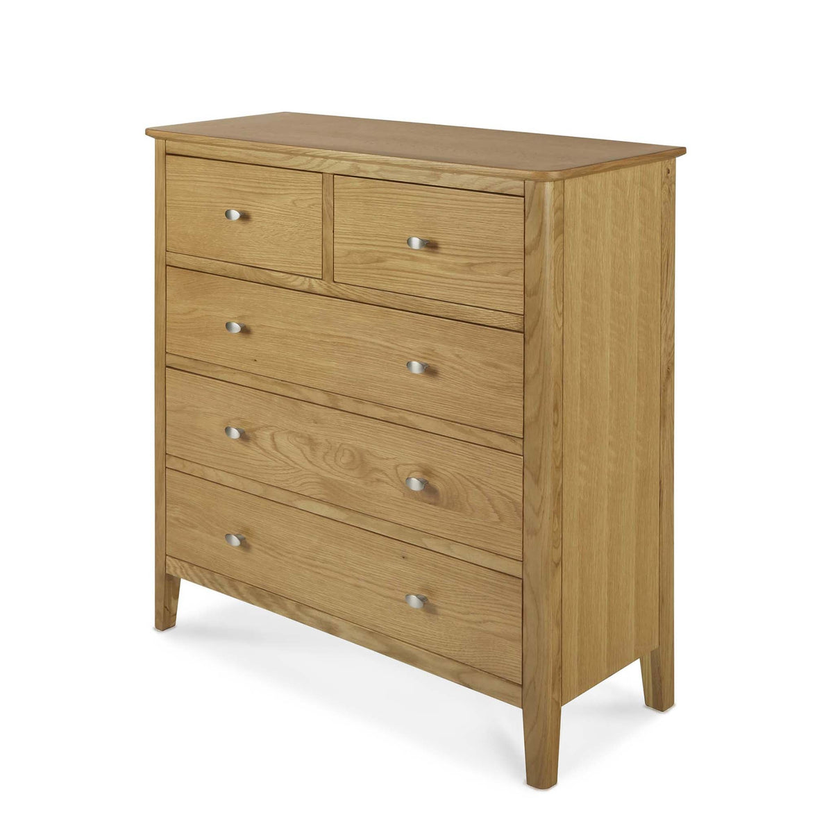 Alba Oak 2 Over 3 Drawer Chest