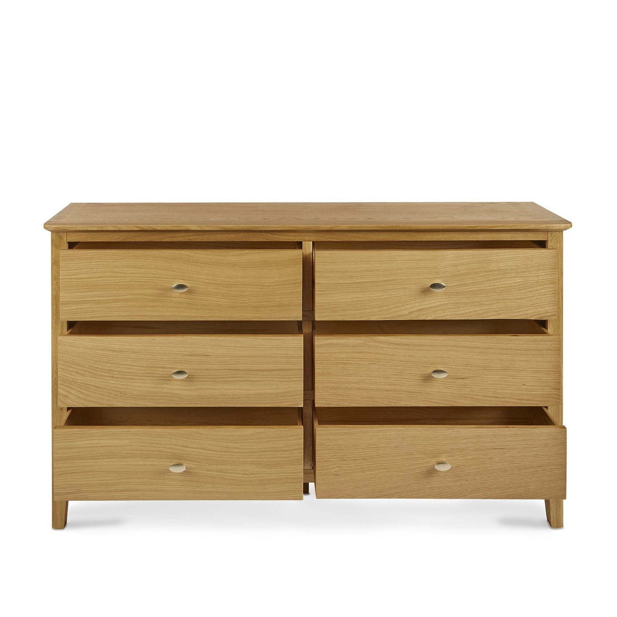Alba Oak 6 Drawer Chest