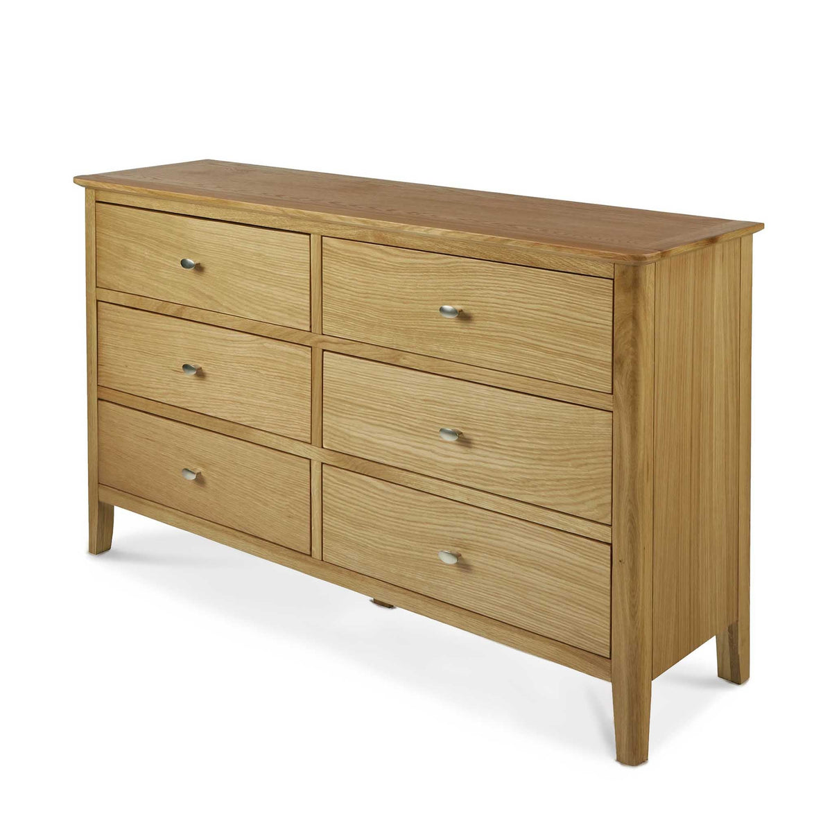 Alba Oak 6 Drawer Chest