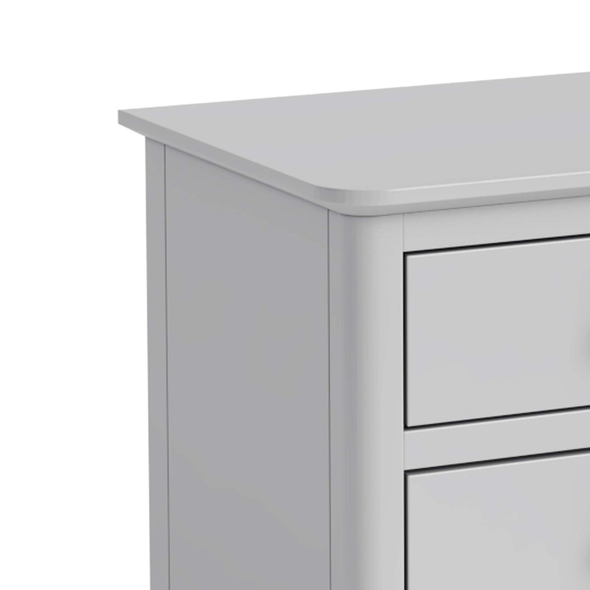 Elgin Grey 3 Drawer Bedside Table