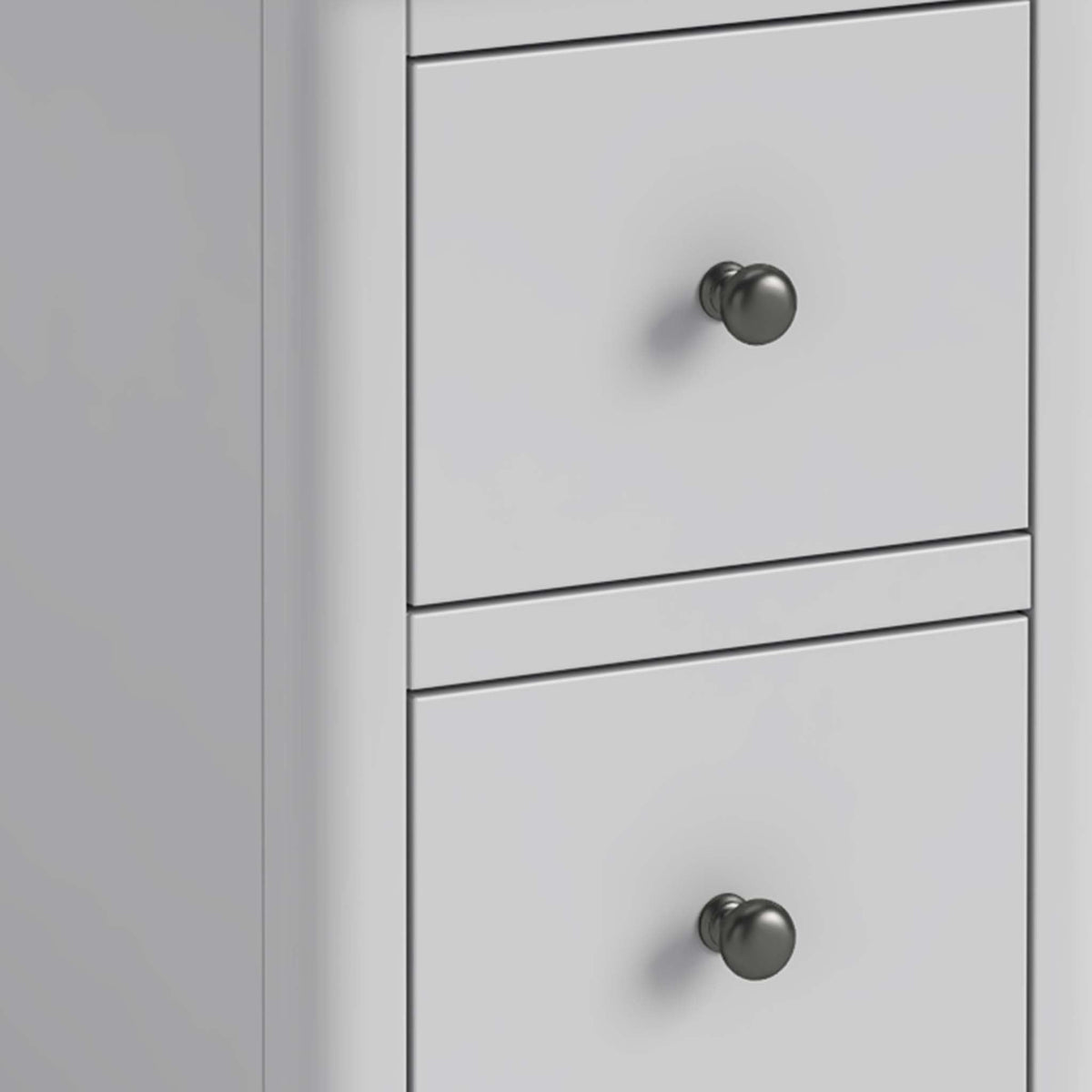 Elgin Grey Narrow Bedside Table