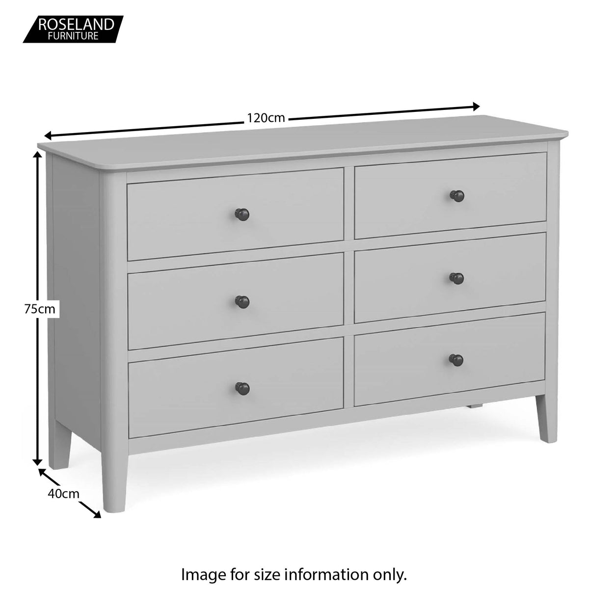 Elgin Grey Large Chest of Drawers
