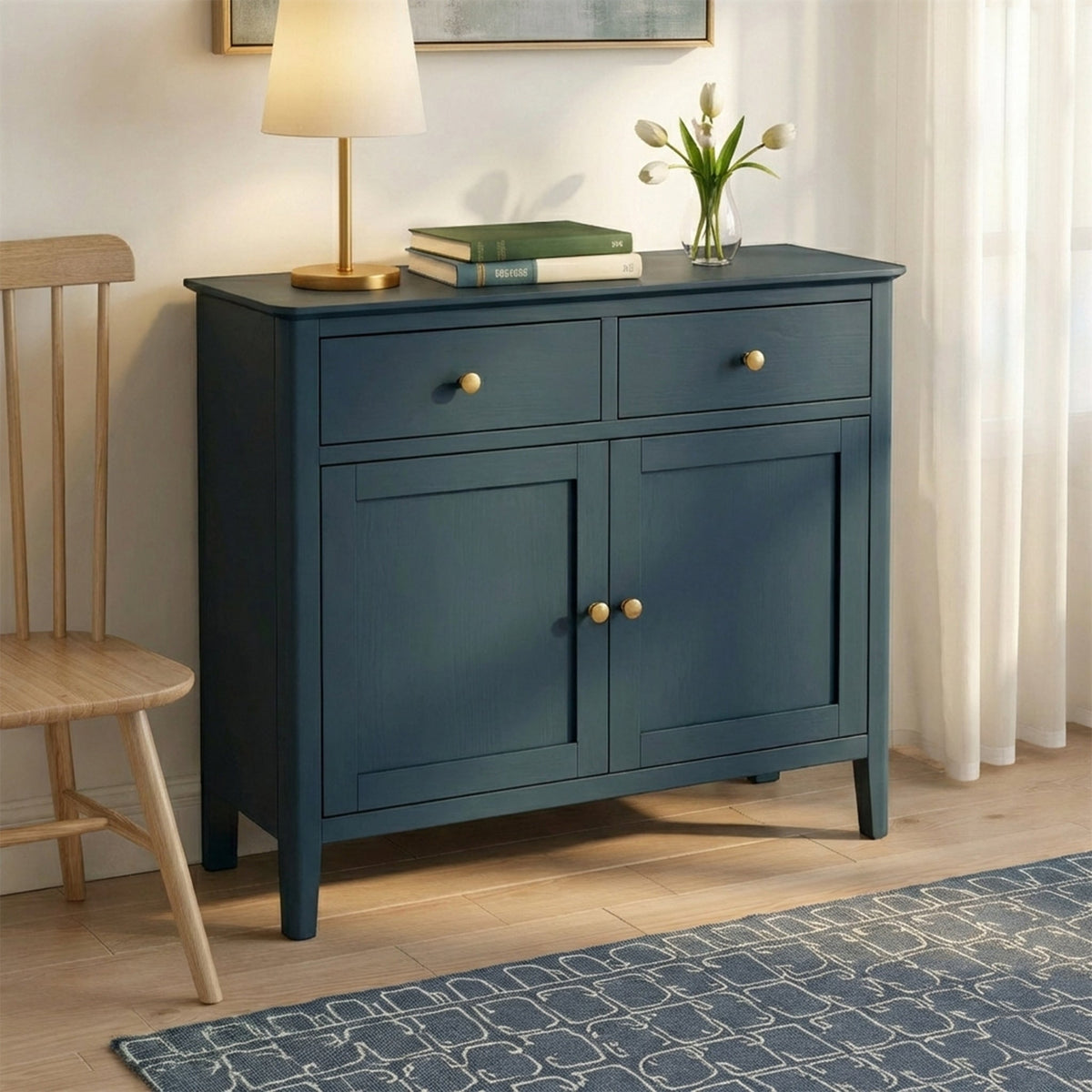 Stirling Blue Small Sideboard