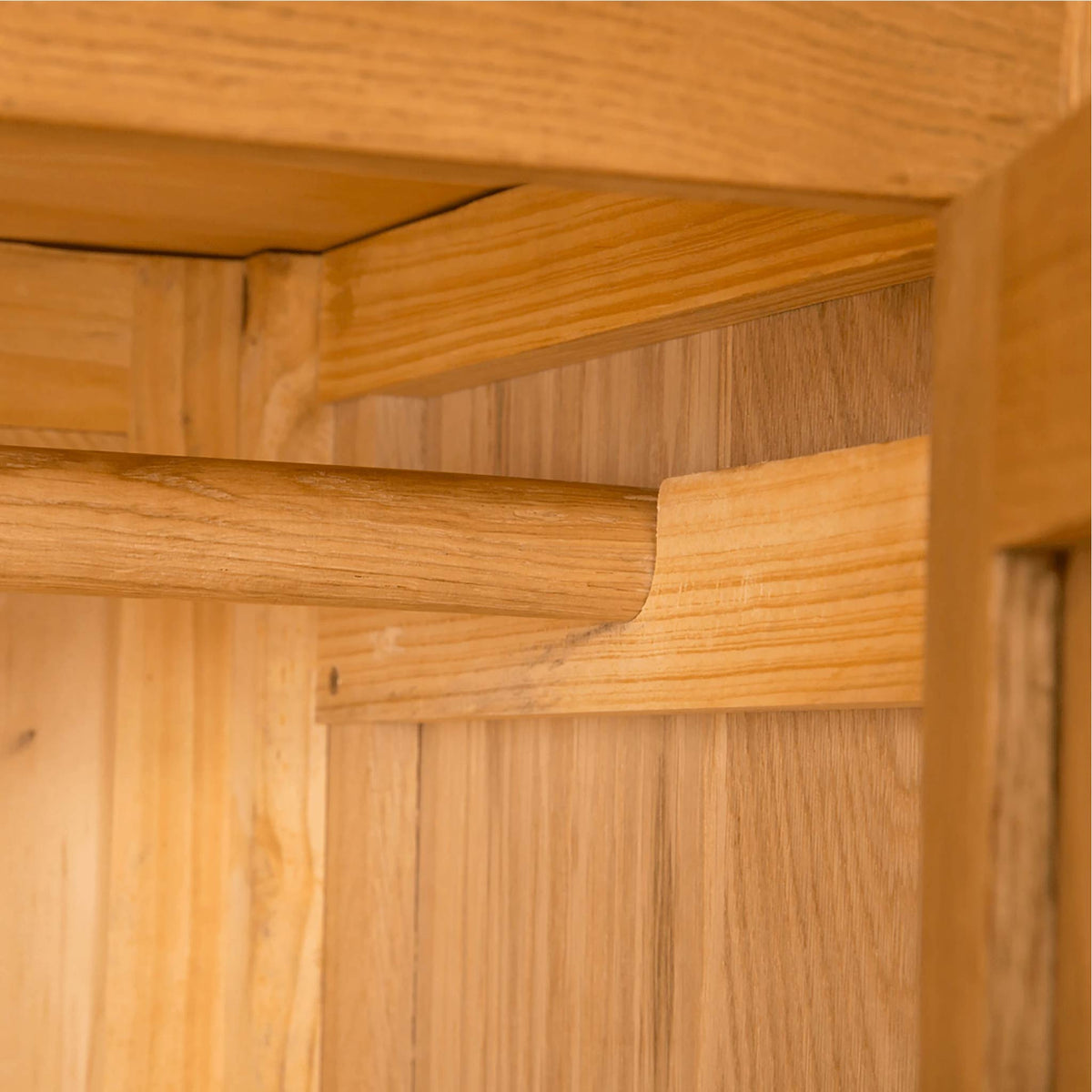 Lanner Oak Triple Wardrobe & Drawers