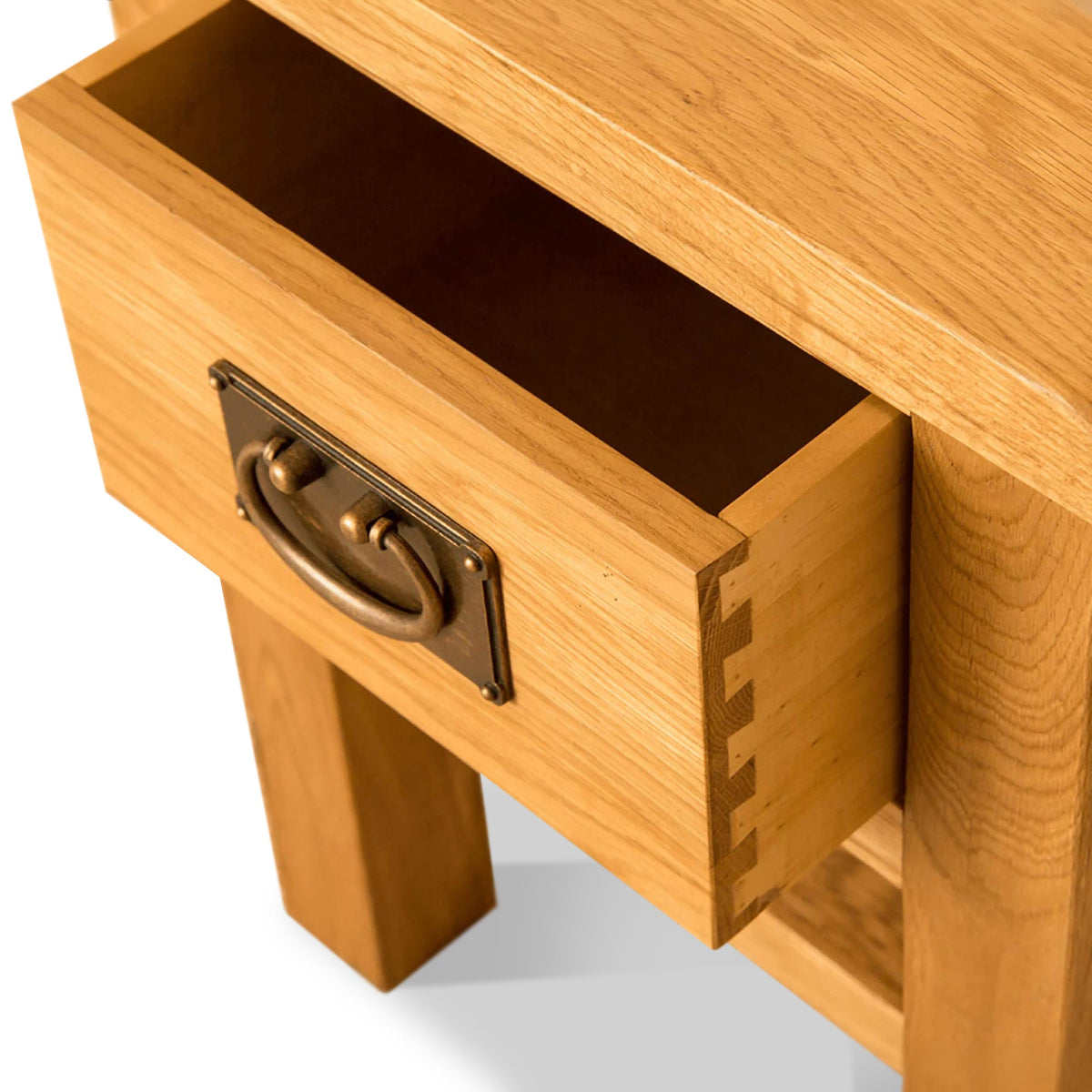 Lanner Oak Lamp Table