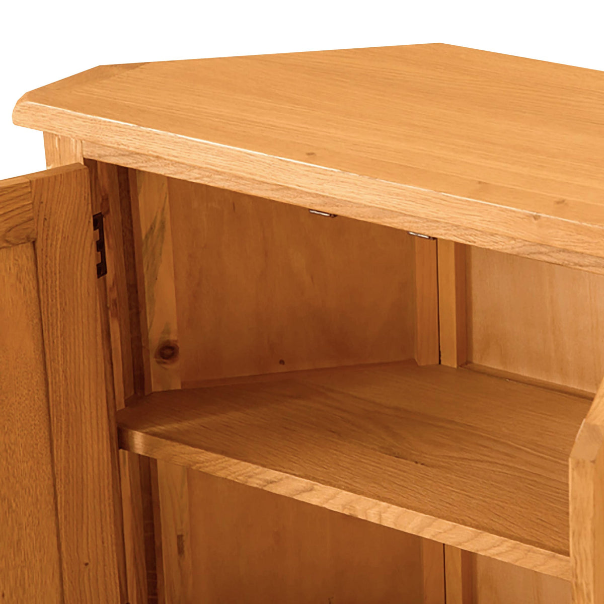 Lanner Oak Corner Cupboard