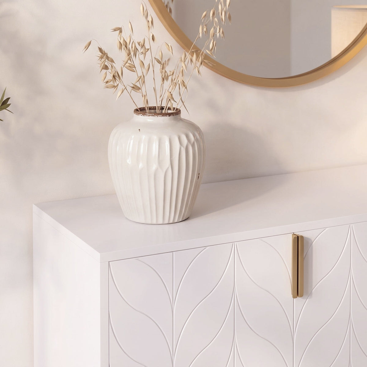 Gloria 3 Door Large Sideboard - White