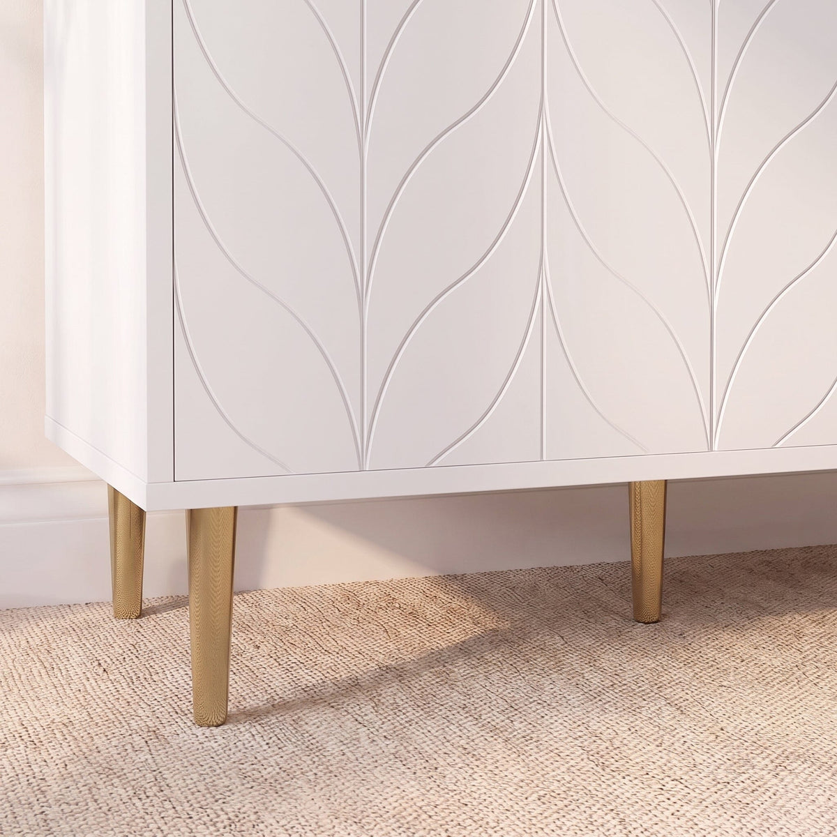 Gloria 3 Door Large Sideboard - White