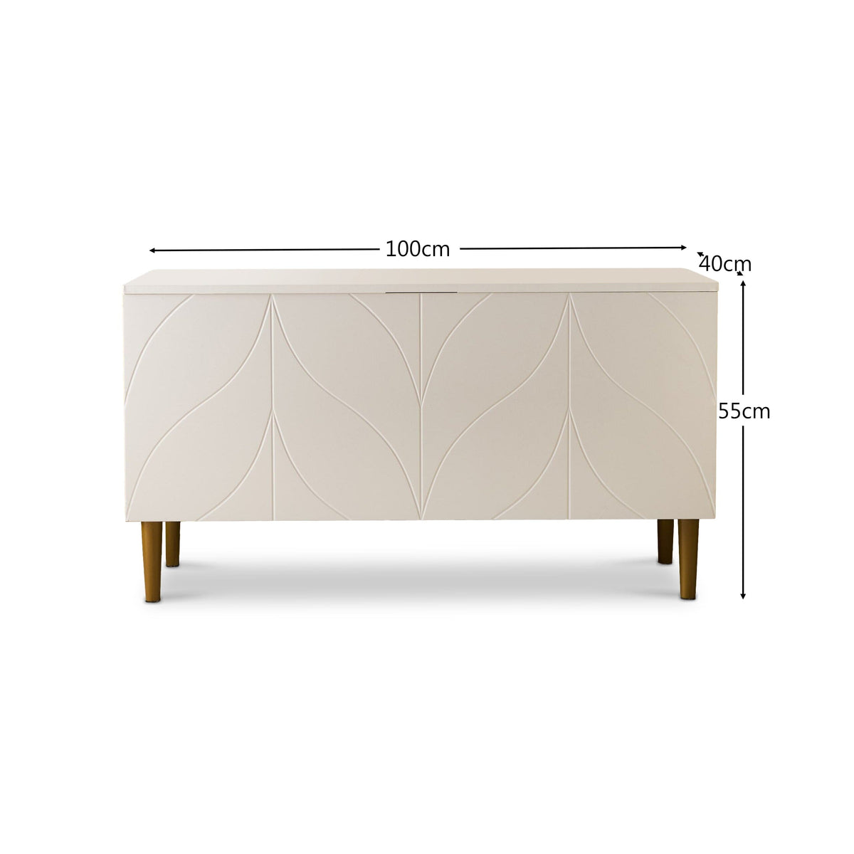 Gloria Blanket Box - White