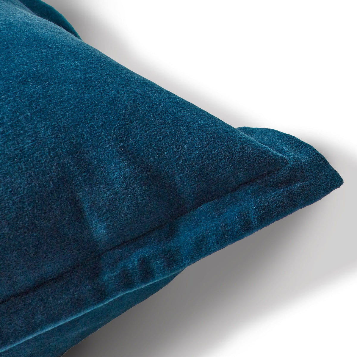 Holbeck 45x45cm Velvet Cushion Cover - Teal