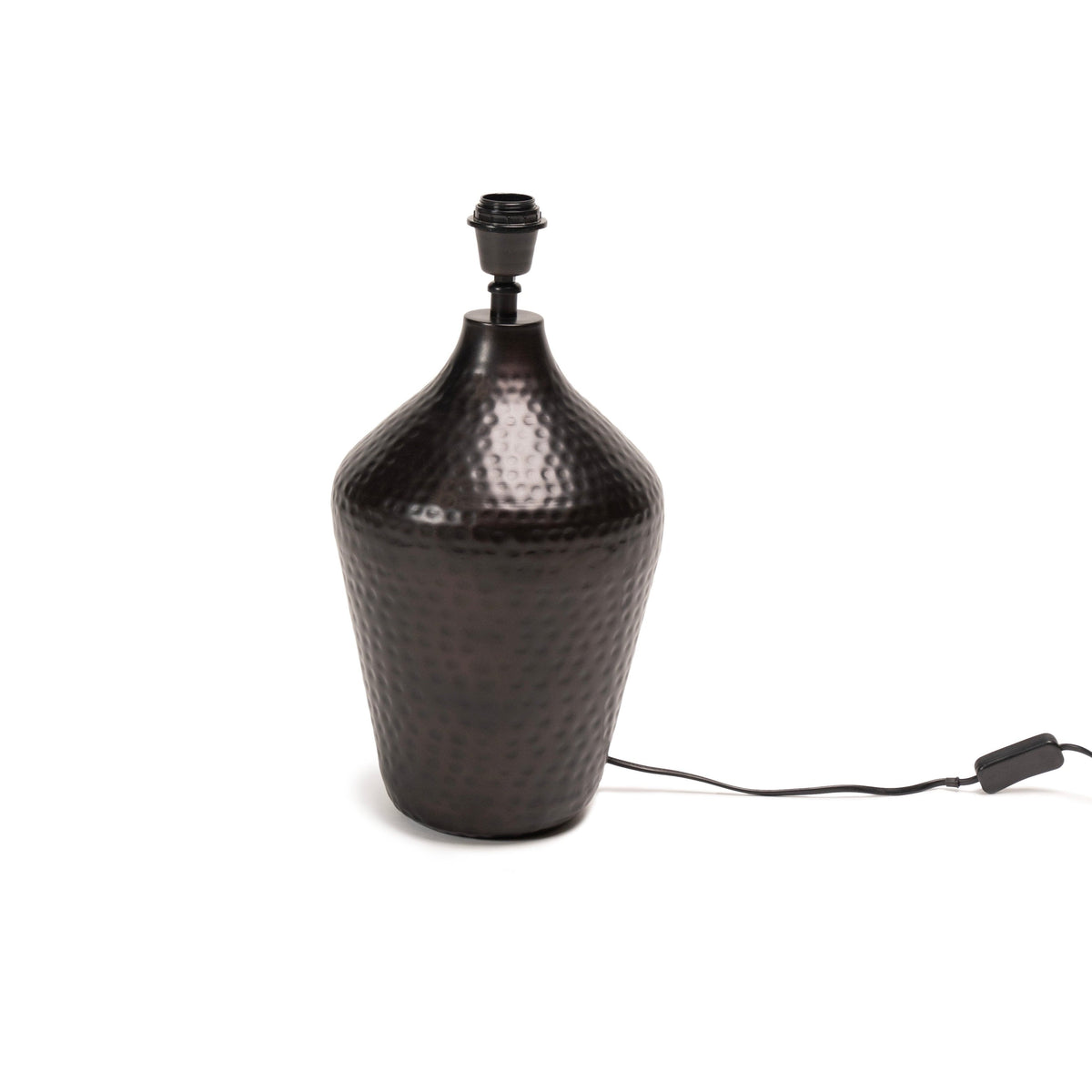 OUTLET - Hale 38cm Metal Lamp Base - Black Bronze