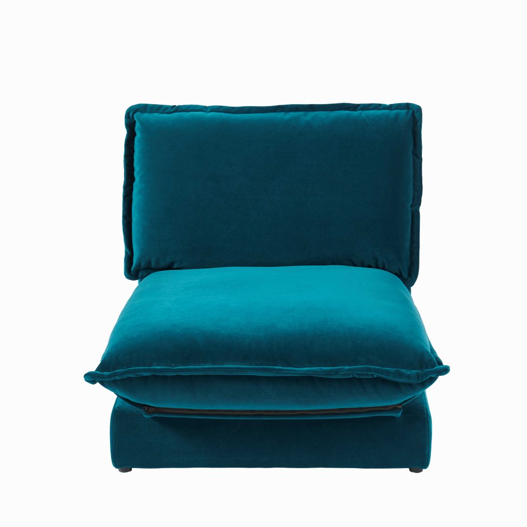 Harlow Single Sofa Bed - Soft Teal