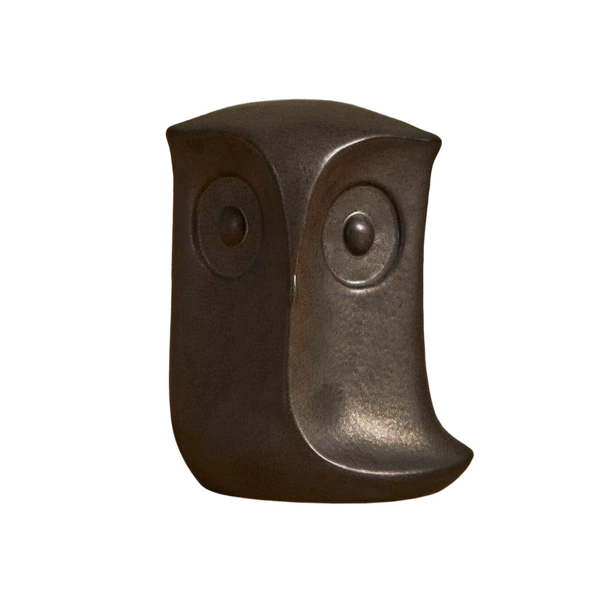 Hudswell 20cm Ceramic Owl Ornament - Black