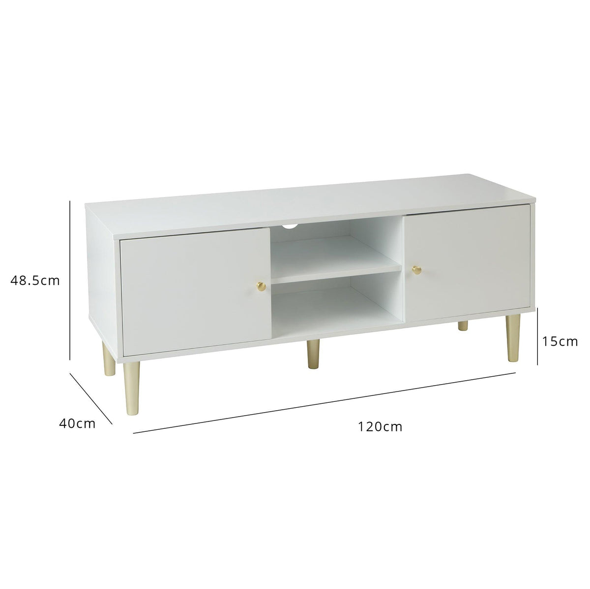 Outlet - Iliana TV Unit - White