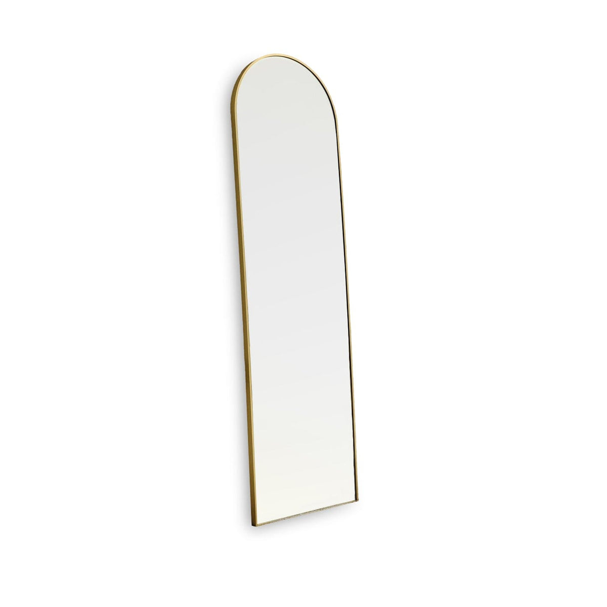 Ingham 170x50cm Full Length Arch Mirror - Gold
