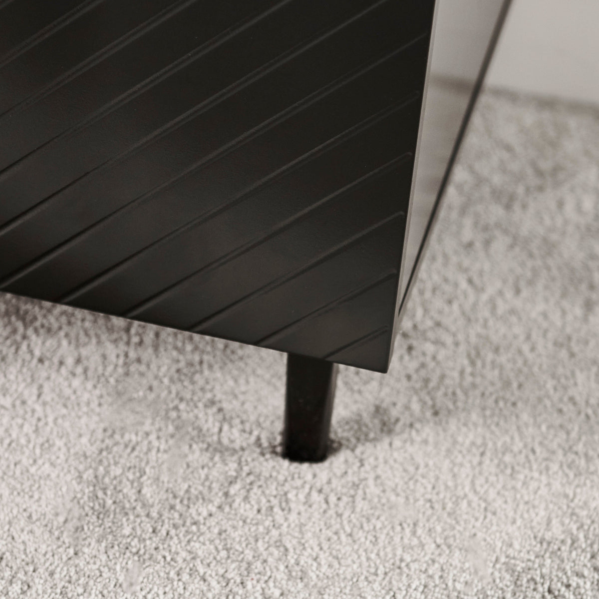 Jack 3 Drawer Chest of Drawers - Black