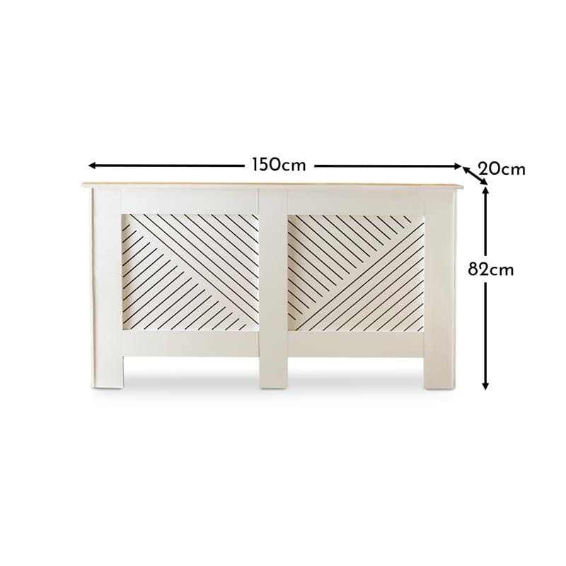 Jack Large Radiator Cover - White