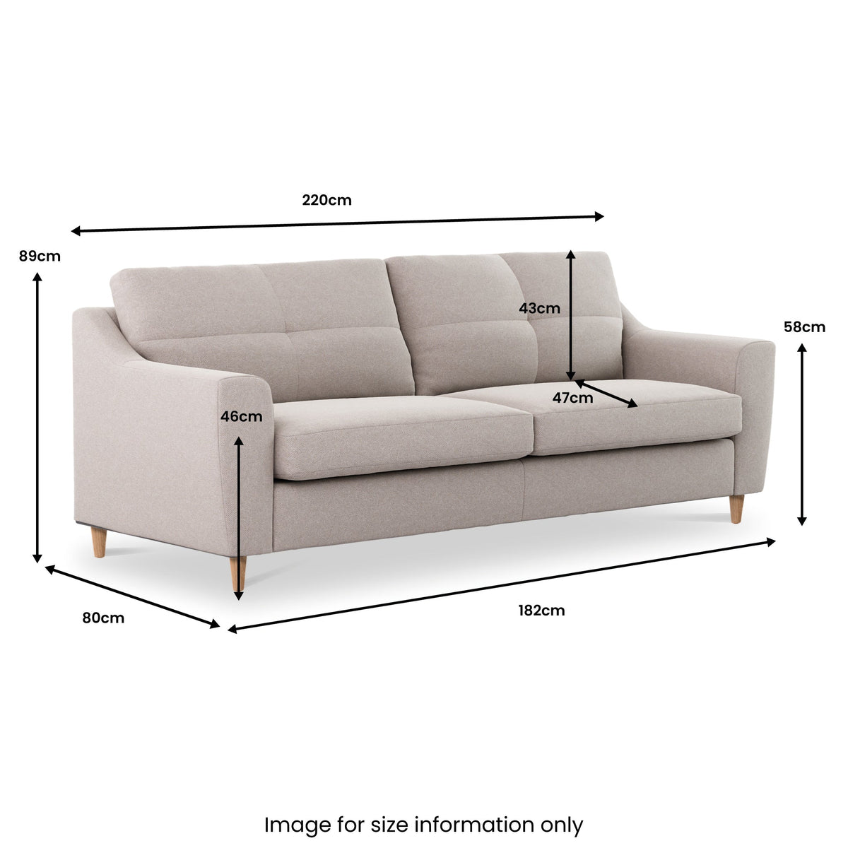 Justin 4 Seater Sofa